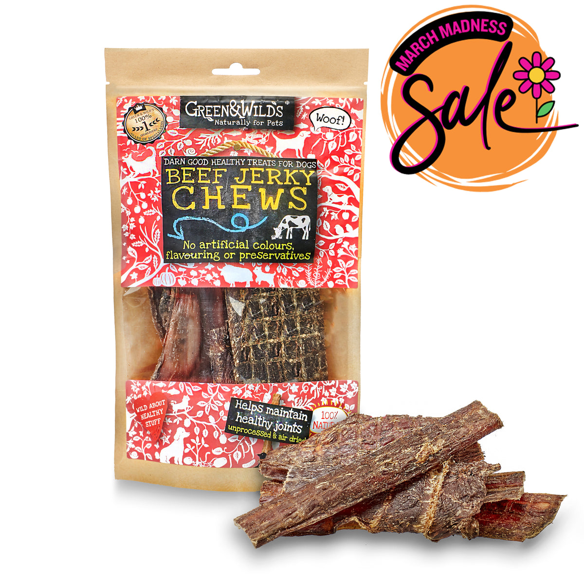 Beef Jerky Chews Dog Treats
