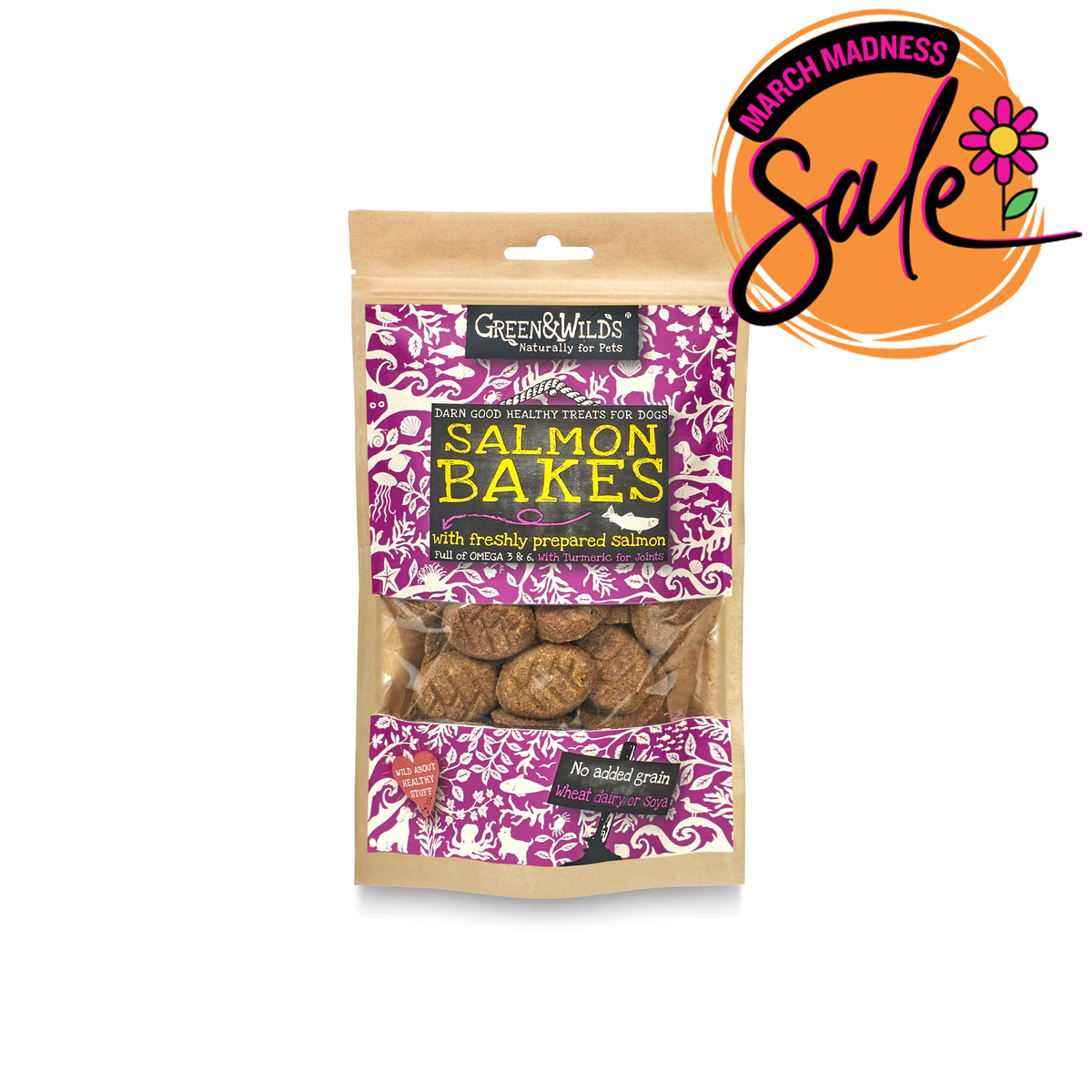 Salmon Bakes Dog Treats