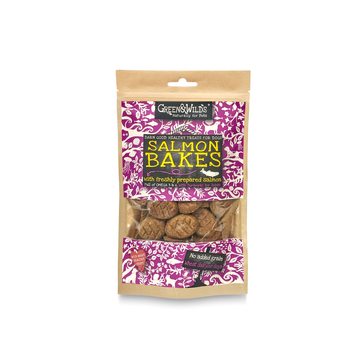 Salmon Bakes Dog Treats