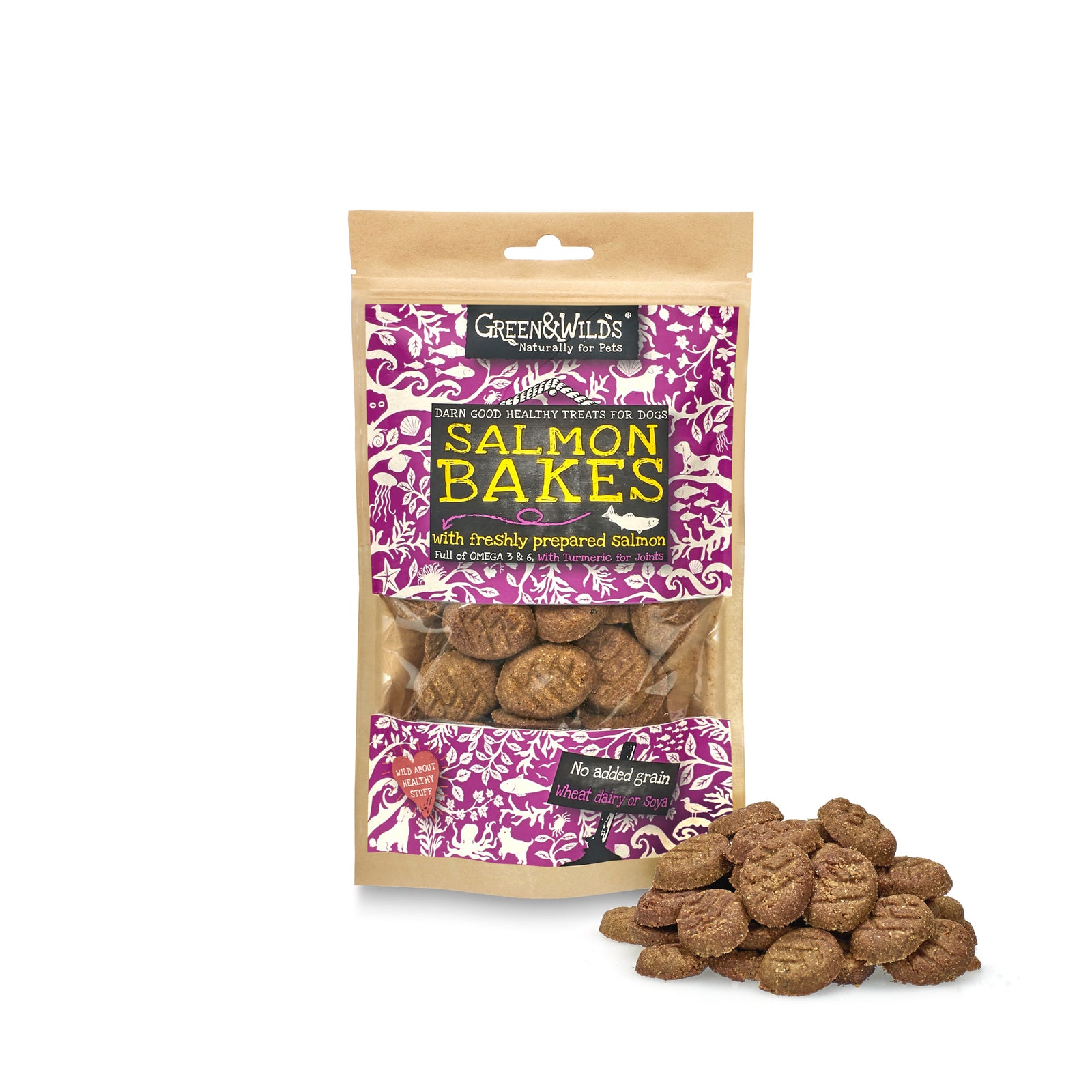 Salmon Bakes Dog Treats