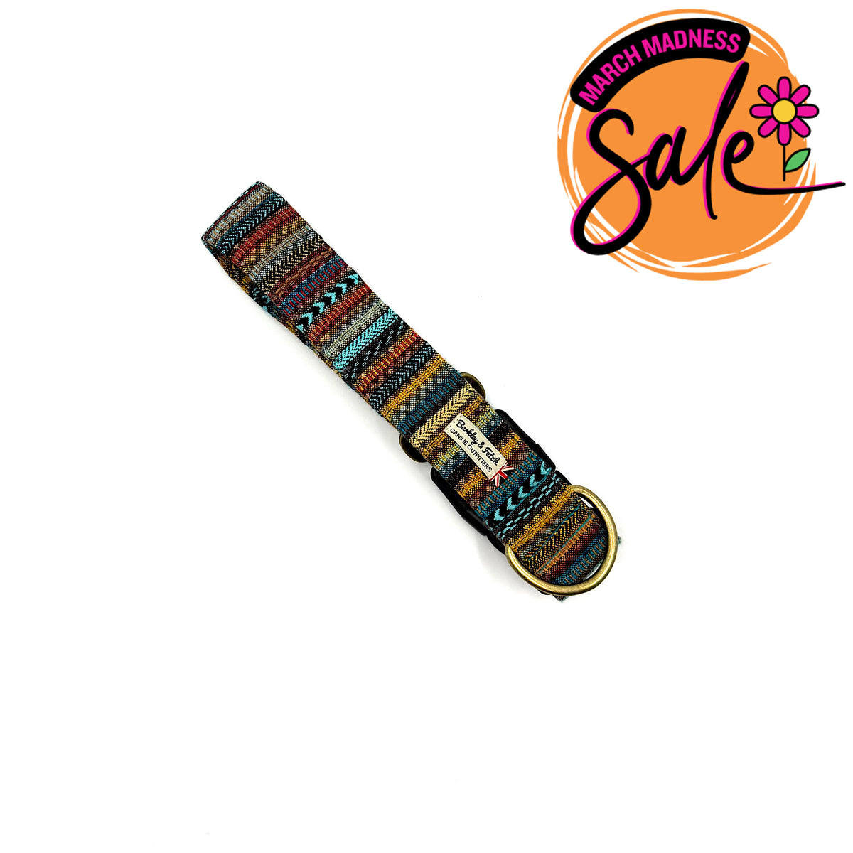 Barkley &amp; Fetch Dreamcoat Wide Dog Collar