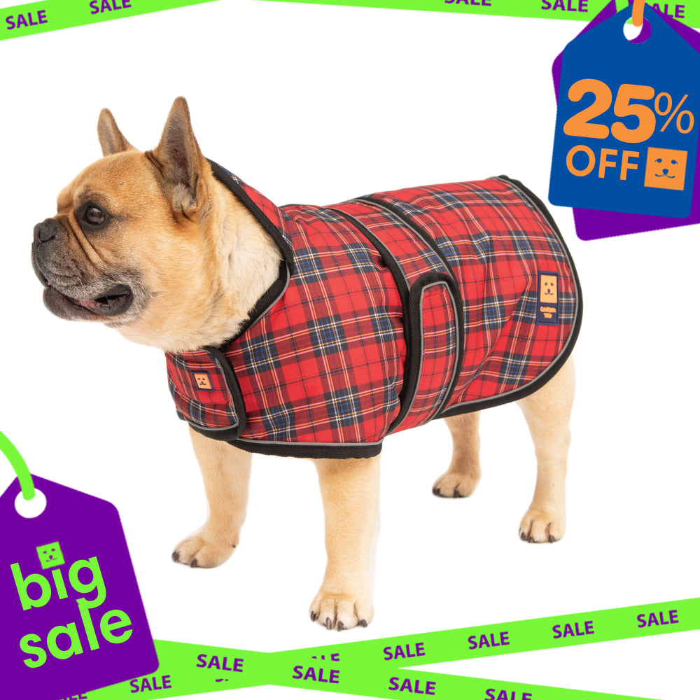 Waterproof Bulldog Coat with Warm Lining