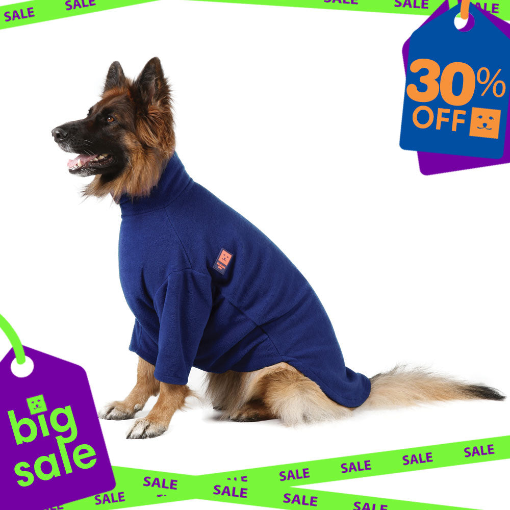 Cosy Fleece Dog Jumper (Large to Extra Large Sizes)