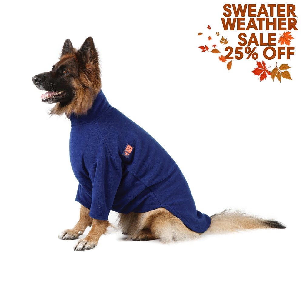 Cosy Fleece Dog Jumper (Large to Extra Large Sizes)