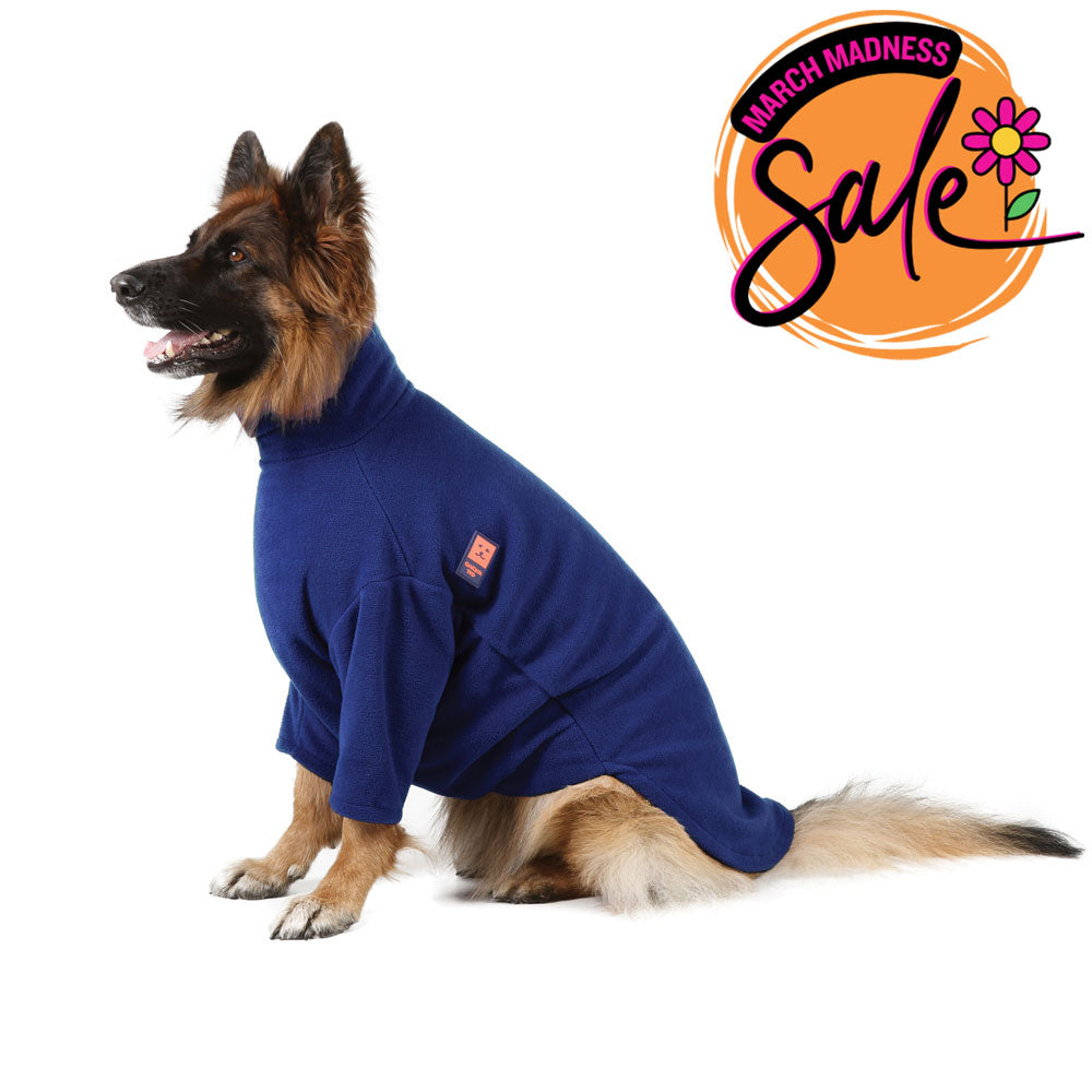 Cosy Fleece Dog Jumper (Large to Extra Large Sizes)