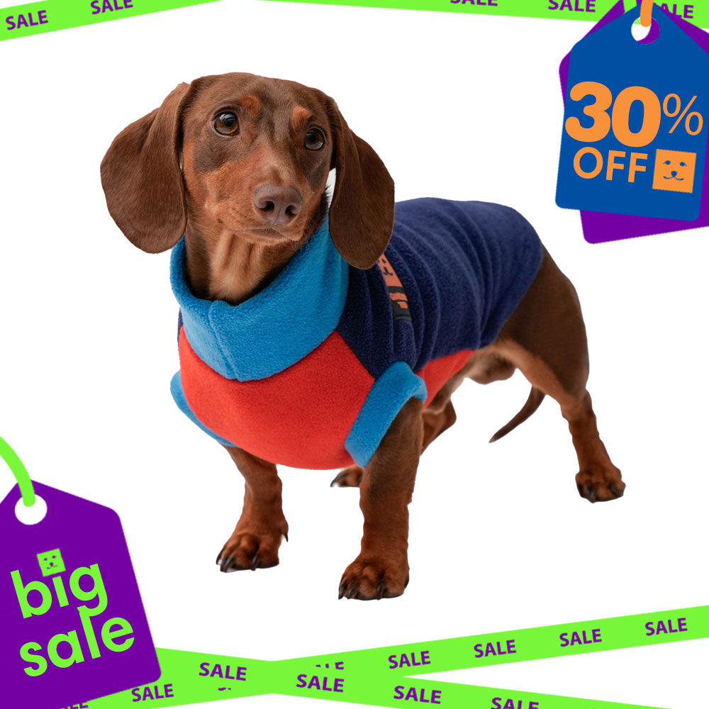 Cosy Fleece Dachshund Multi-Coloured Jumper (Limited Edition)