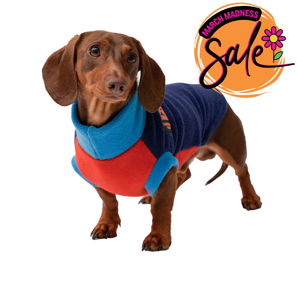 Cosy Fleece Dachshund Multi-Coloured Jumper (Limited Edition)