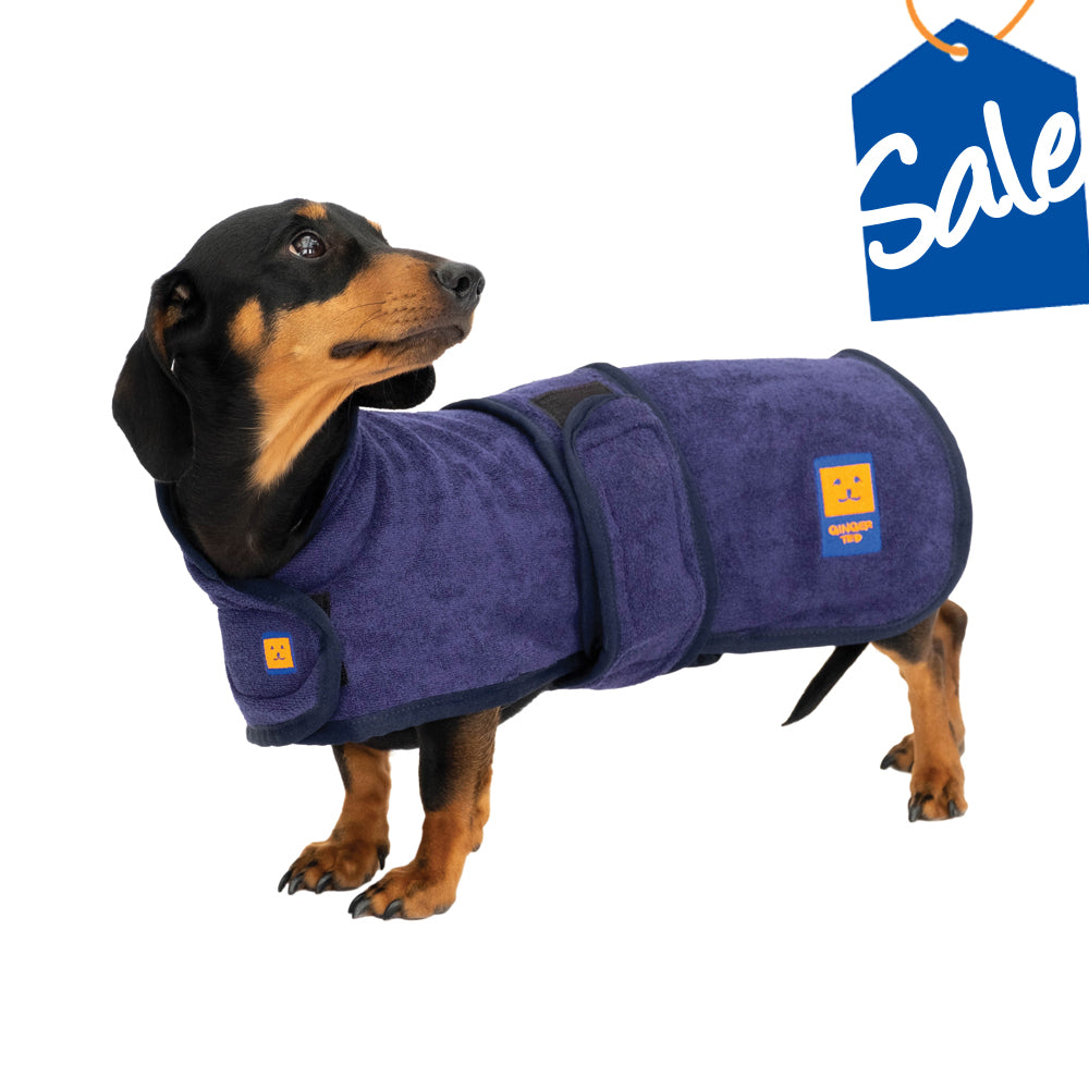 Bamboo Drying Dachshund Coat with FREE Paw & Face Towel