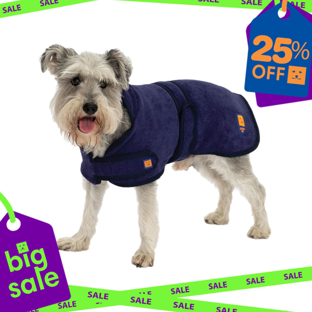 Bamboo Drying Dog Coat with FREE Paw &amp; Face Towel