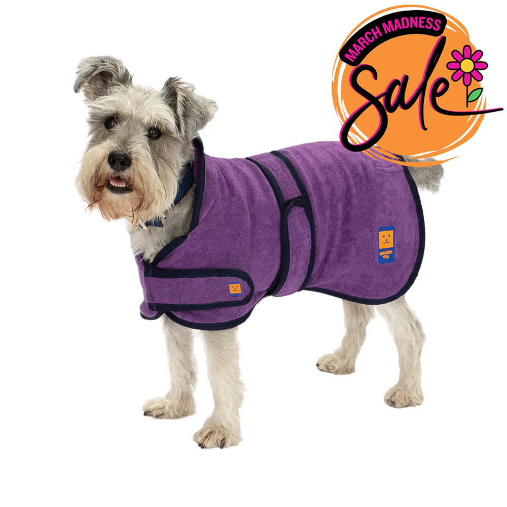 Bamboo Drying Dog Coat with FREE Paw &amp; Face Towel
