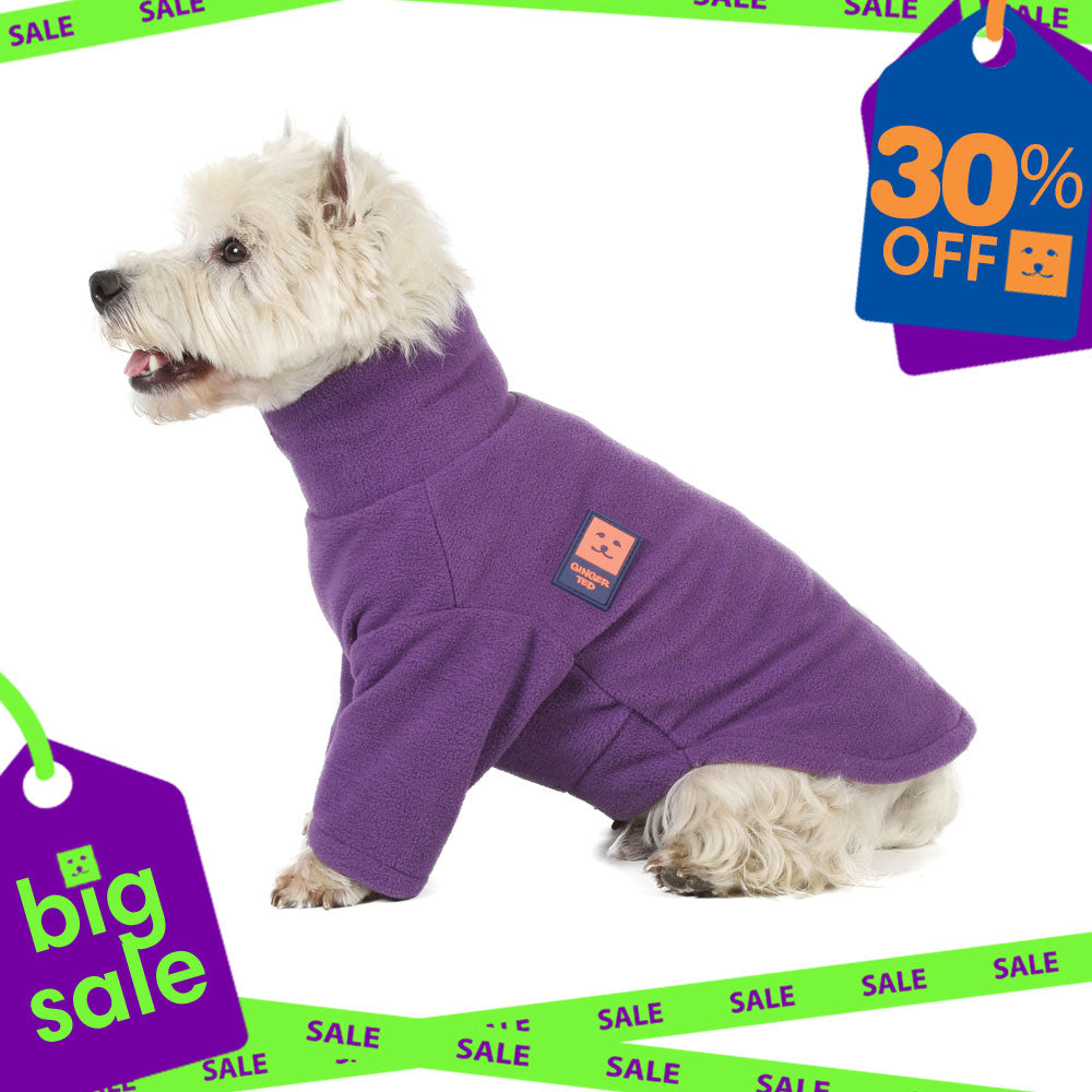 Cosy Fleece Dog Jumper (Small to Medium Sizes)