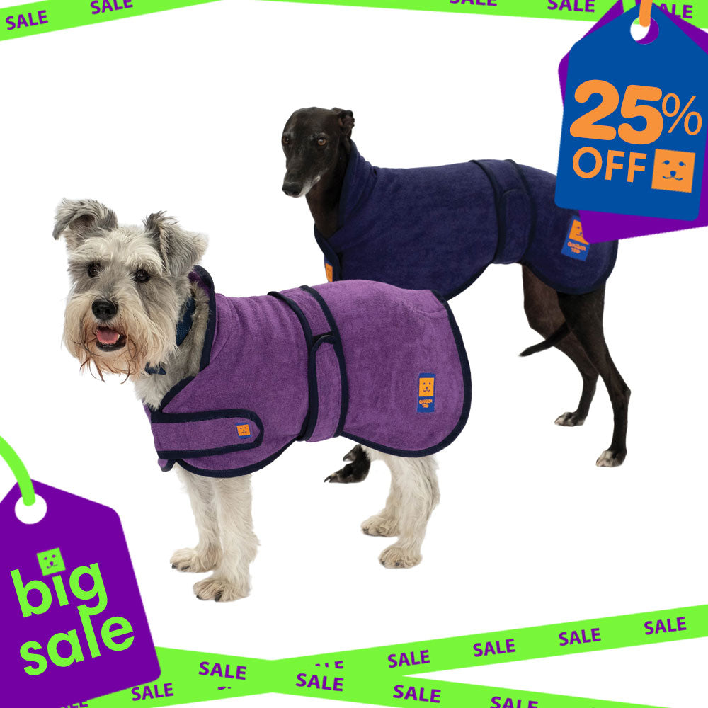 Bamboo Drying Dog Coat with FREE Paw &amp; Face Towel