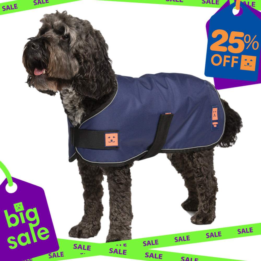 Waterproof Shower Dog Coat with Warm Lining