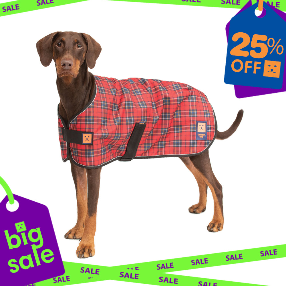 Waterproof Shower Dog Coat with Warm Lining