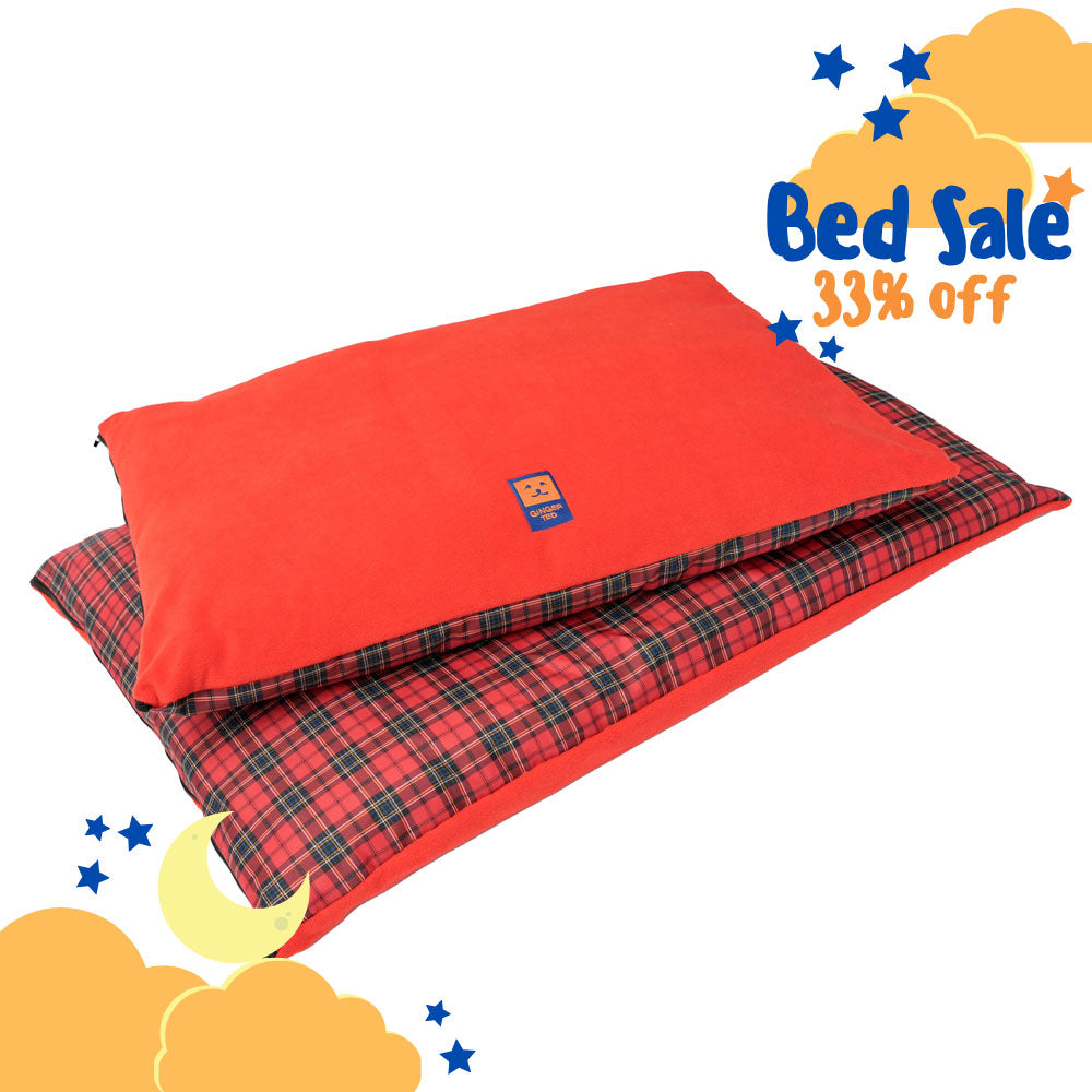 Reversible Doubled Sided Cushion Dog Bed