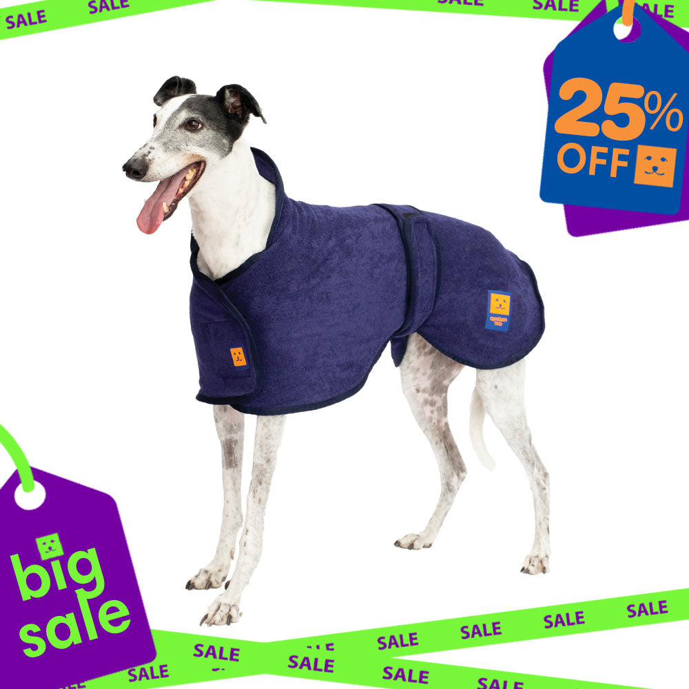 Bamboo Drying Greyhound Coat with FREE Paw &amp; Face Towel