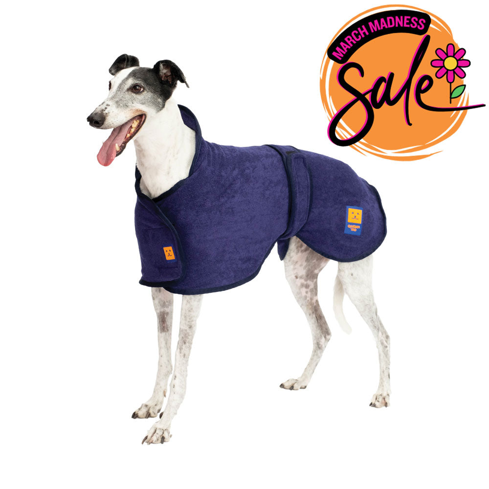 Bamboo Drying Greyhound Coat with FREE Paw & Face Towel