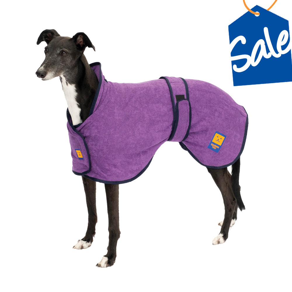Bamboo Drying Greyhound Coat with FREE Paw & Face Towel