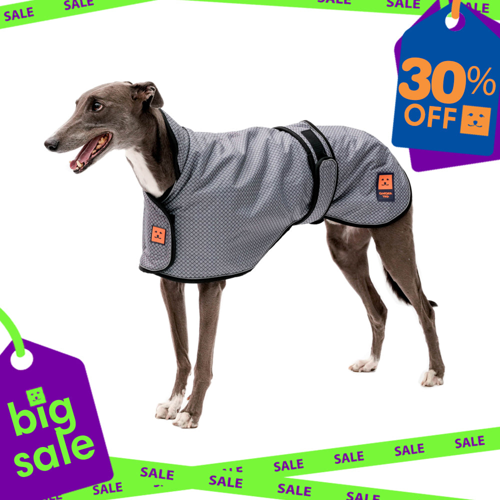 Waterproof Greyhound Dog Coat (Limited Edition Colours) with Warm Lining