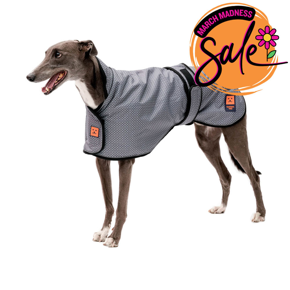 Waterproof Greyhound Dog Coat (Limited Edition Colours) with Warm Lining