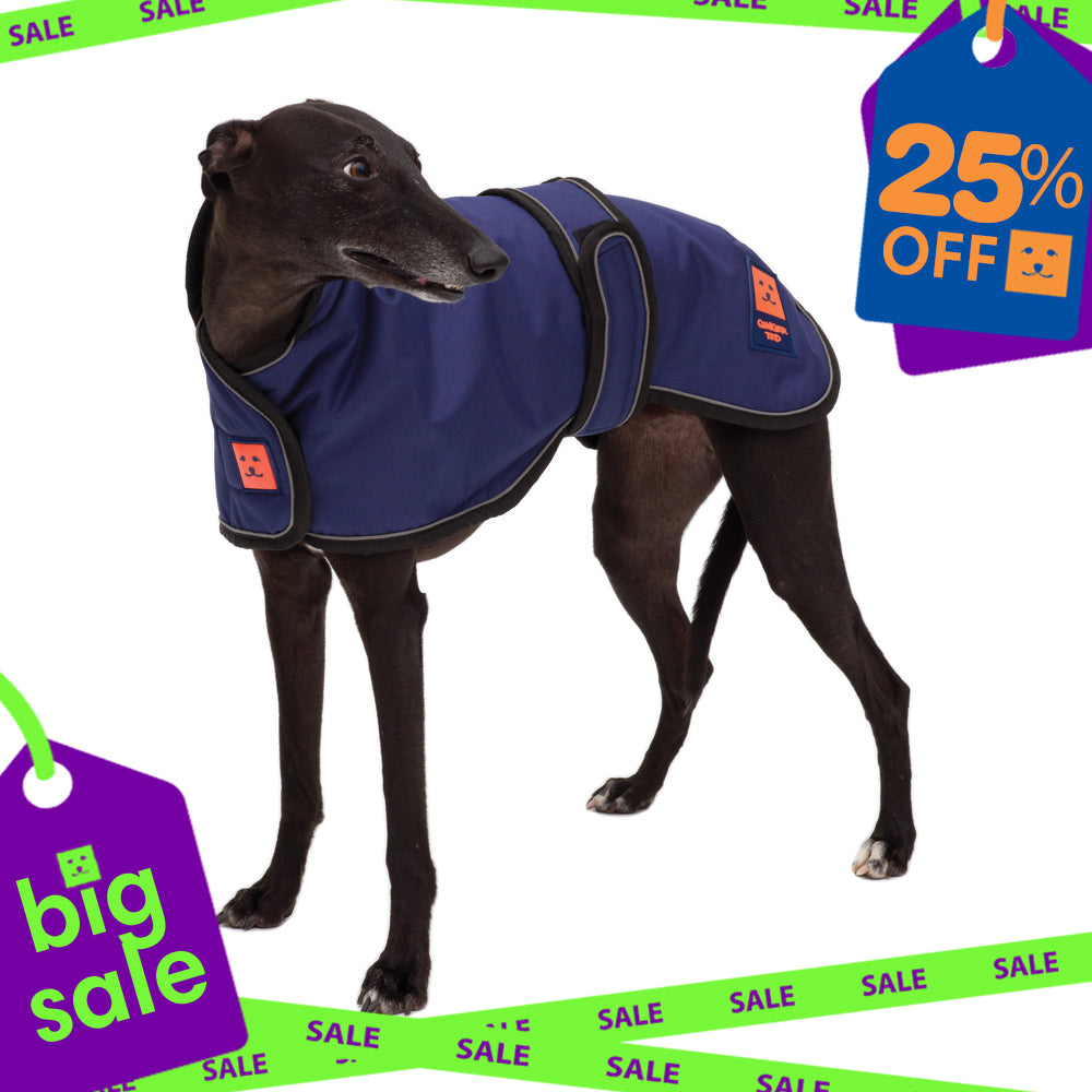 Waterproof Greyhound Dog Coat with Warm Lining