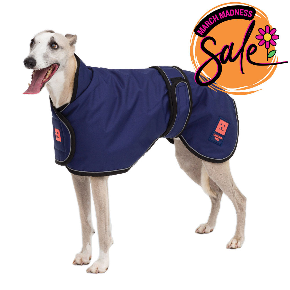 Waterproof Greyhound Dog Coat with Warm Lining