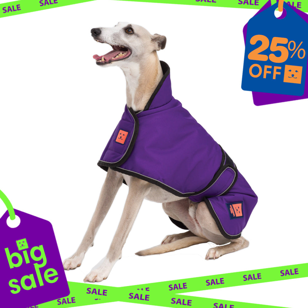 Waterproof Greyhound Dog Coat with Warm Lining