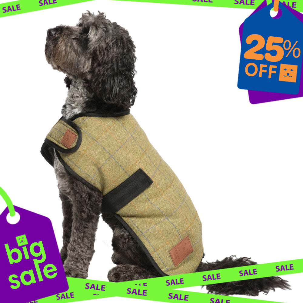 Tweed Dog Coat