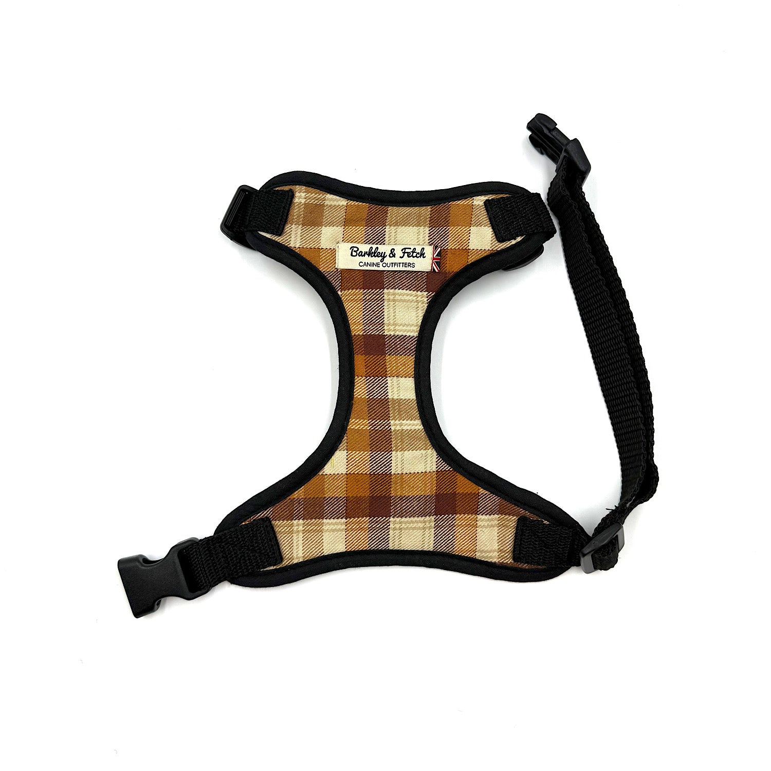Barkley & Fetch Gingerbread Soft Harness
