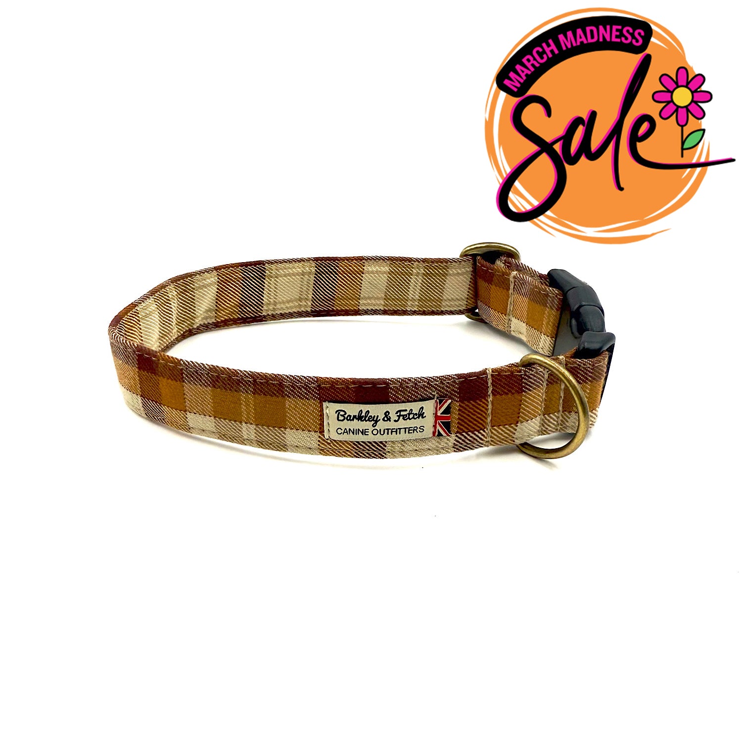Barkley & Fetch Gingerbread Dog Collar