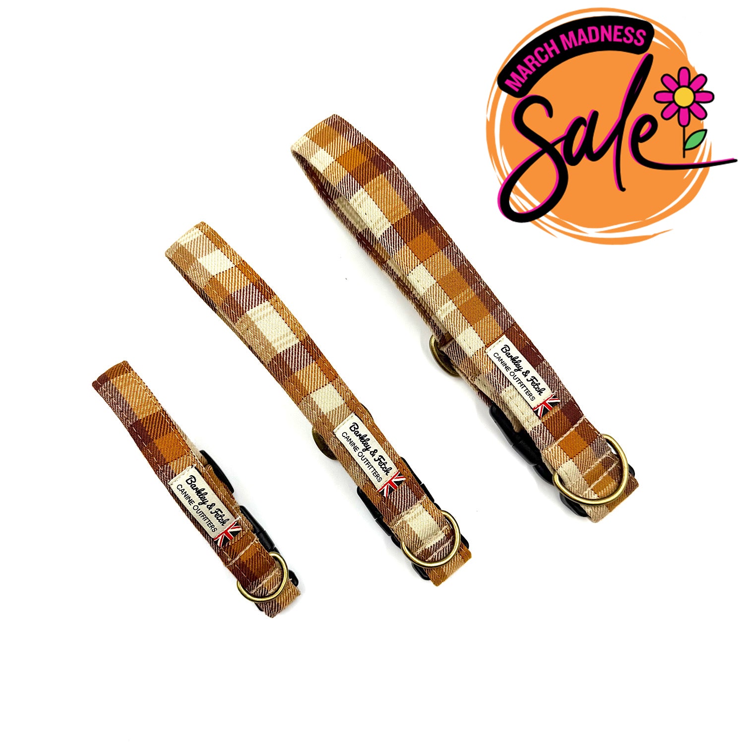 Barkley & Fetch Gingerbread Dog Collar