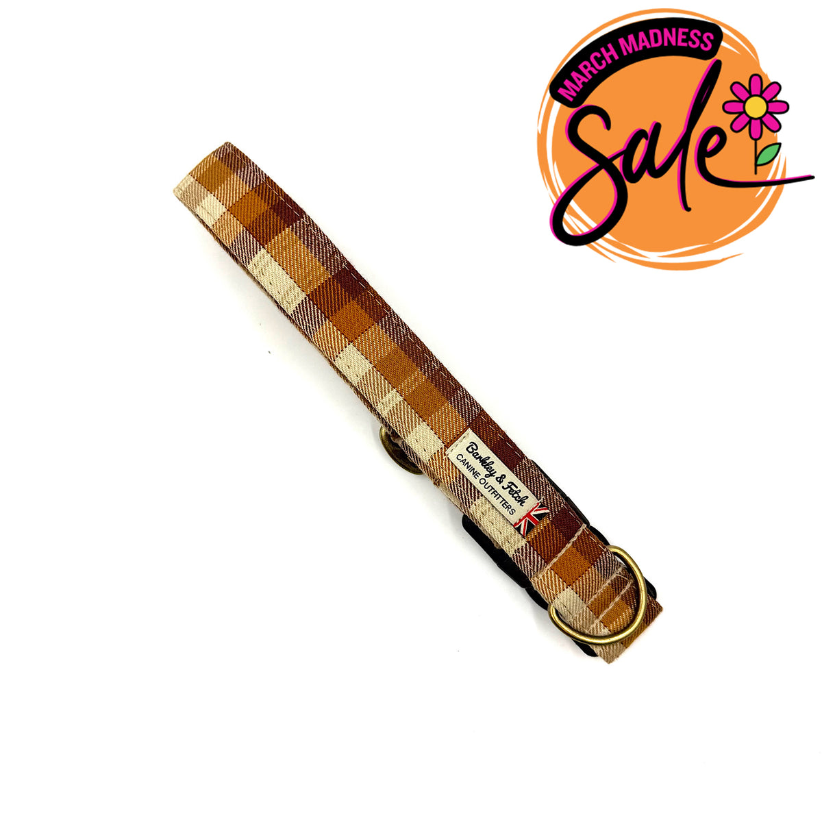 Barkley &amp; Fetch Gingerbread Dog Collar