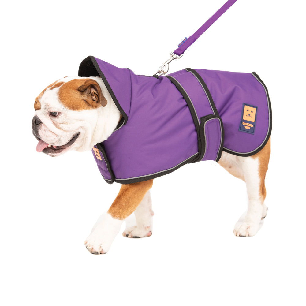 Waterproof Shower Bulldog Coat with Warm Lining