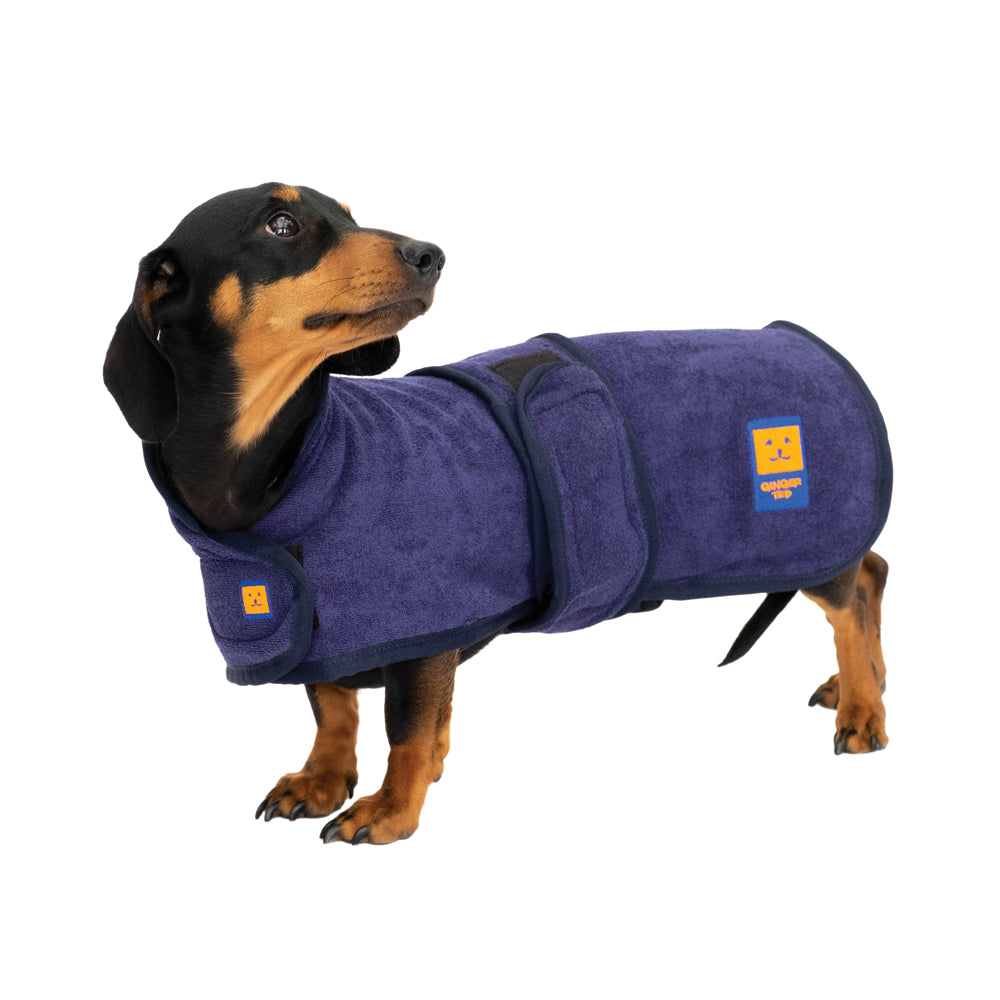 Bamboo Drying Dachshund Coat with FREE Paw & Face Towel