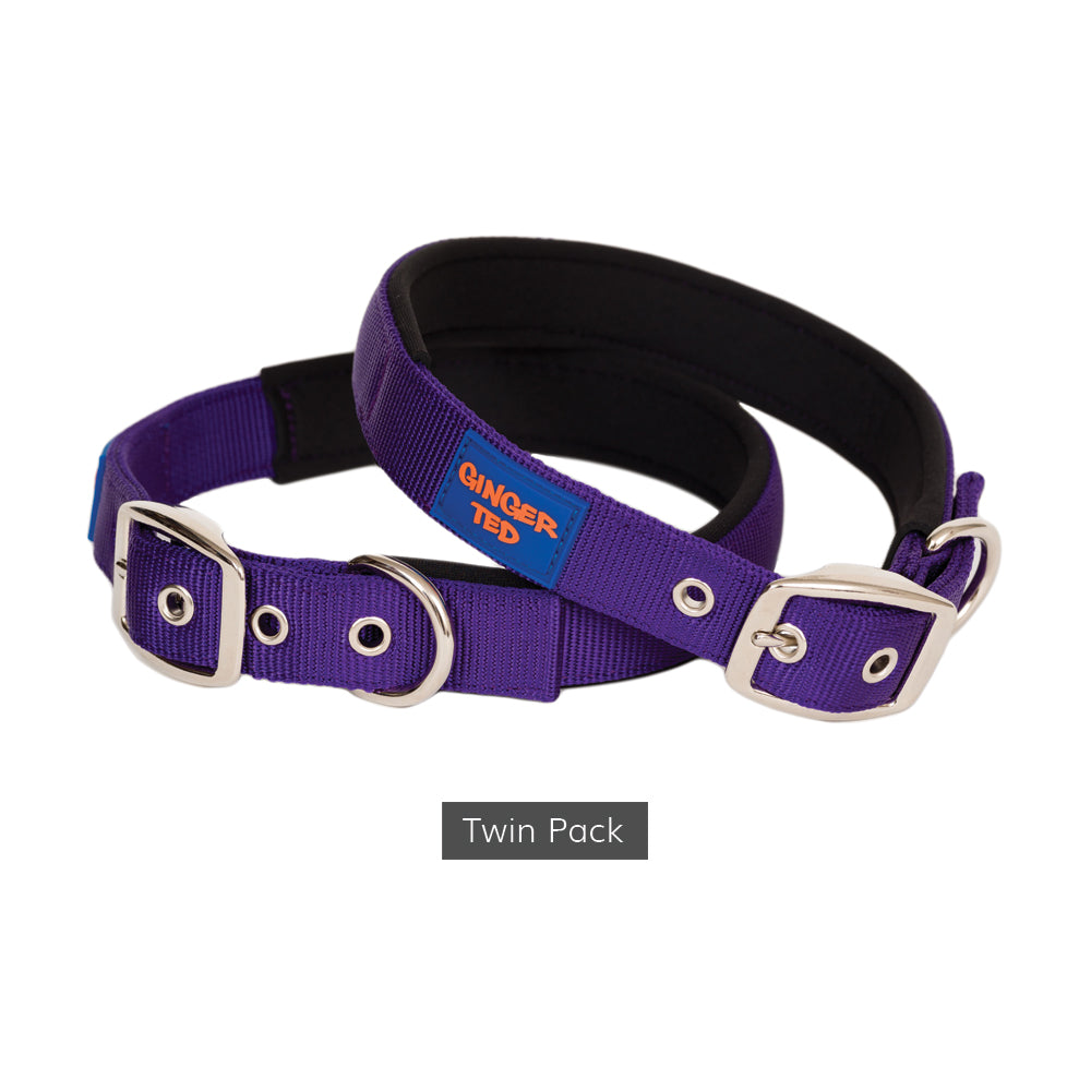 Comfort Nylon Quality Padded Adjustable Dog Collar