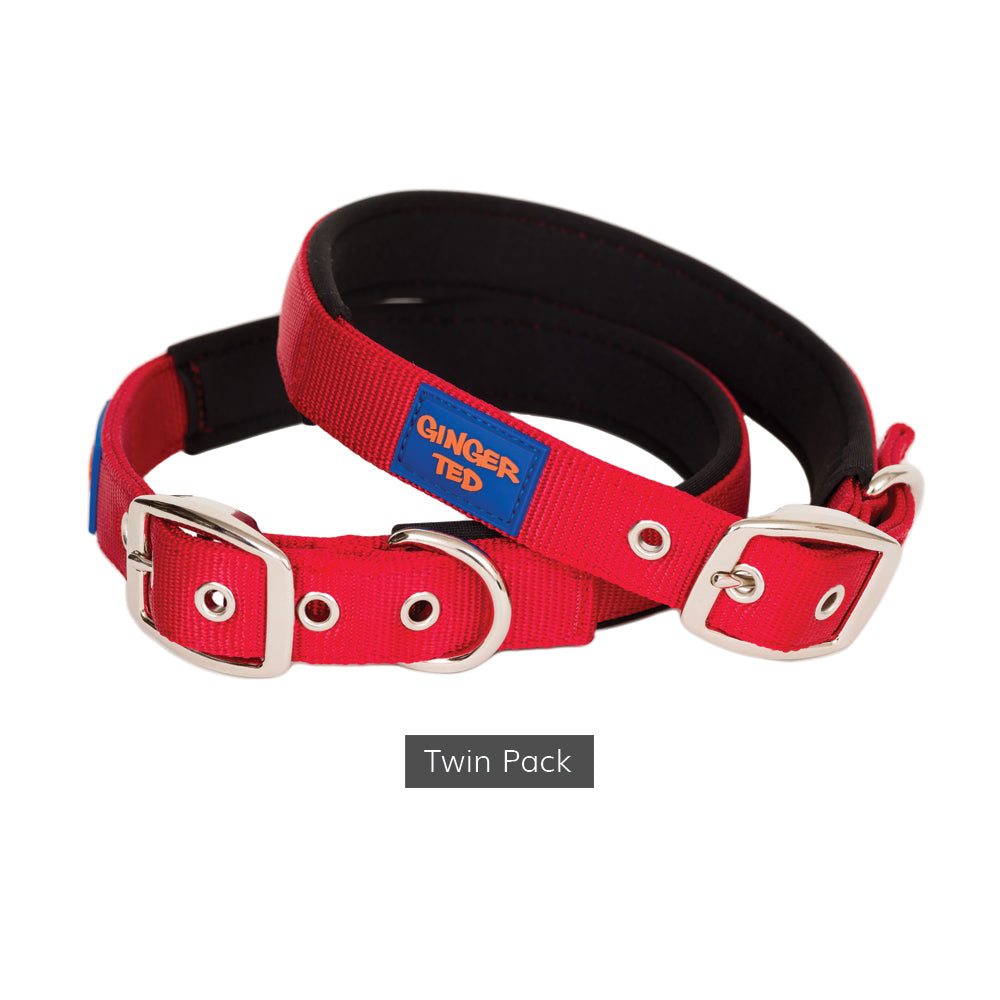 Comfort Nylon Quality Padded Adjustable Dog Collar